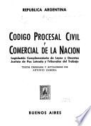 Código procesal civil y comercial de la nación