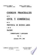 Códigos procesales en lo civil y comercial de la Provincia de Buenos Aires y de la Nación: pt. 1. Artículos 497 a 556