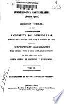 Colección completa de las decisiones dictadas a consulta del Consejo Real desde ... 1846 hasta ... 1854