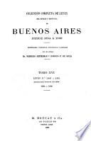 Colección completa de leyes del estado y provincia de Buenos Aires desde 1854 a 1929