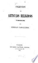 Coleccion de articulos religiosos y morales