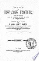 Coleccion de disertaciones pedagogicas