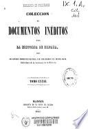 Colección de documentos inéditos para la historia de España