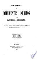 Colección de documentos inéditos para la historia de España