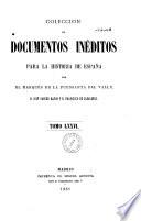 Coleccion de documentos ineditos para la historia de Espana