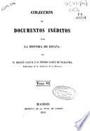 Colección de documentos inéditos para la historia de España