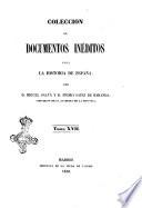 Coleccion de documentos ineditos para la historia de Espana