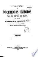 Coleccion de documentos ineditos para la historia de Espana