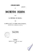 Coleccion de documentos ineditos para la historia de Espana