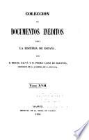 Colección de documentos inéditos para la historia de España