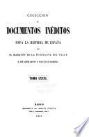 Colección de documentos inéditos para la historia de España
