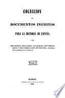 Colección de documentos inéditos para la historia de España