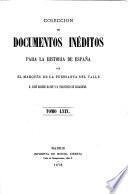 Colección de documentos inéditos para la historia de España