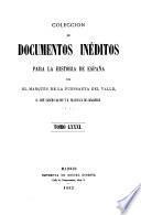 Colección de documentos inéditos para la historia de España