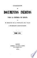 Colección de documentos inéditos para la historia de España