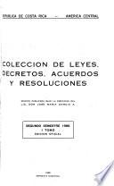 Colección de las leyes y decretos expedidos por los supremos poderes legislativo, conservador y ejecutivo
