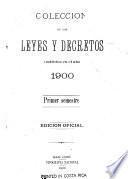 Colección de las leyes y disposiciones legislativas y administrativas