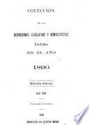 Colección de las leyes y disposiciones legislativas y administrativas