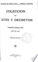 Colección de leyes, decretos, acuerdos y resoluciones