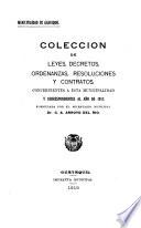 Colección de leyes, decretos, ordenanzas, resoluciones y contratos, concernientes a esta Municipalidad y correspondientes al año de 1917