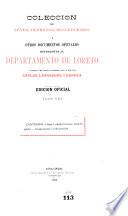 Colección de leyes, decretos, resoluciones i otros documentos oficiales referentes al departamento de Loreto [1777-1908] formada de orden supreme
