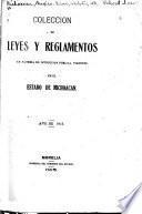 Colección de leyes y reglamentos en materia de intrucción [!] pública