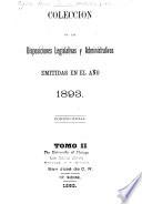 Coleccion de los decretos y ordenes
