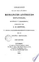 Colección de los mas célebres romances antiguos españoles