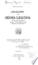 Colección de órdenes ejecutivas