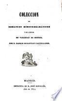 Colección de romances mímico-dramáticos y de cuentos en variedad de metros
