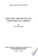 Colección diplomática del monasterio de Carrizo