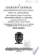 Colección general de las providencias