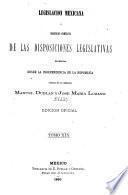 Coleccion legislativa completa de la Republica Mexicana con todas las disposiciones expedidas para la Federacion, el Distrito y los territorios federales