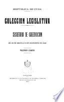 Colección legislativa