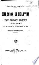 Colección legislativa