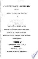 Colección oficial de leyes, decretos, órdenes y resoluciones vigentes