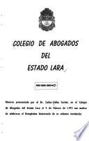 Colegio de Abogados del Estado Lara