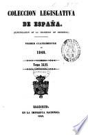 COLLECION LEGILATIVA DE ESPANA