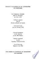 Colloque sur les institutions coloniales dans les Amériques au XVIIIe siècle