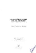 Colón, súbdito de la corona de Aragón