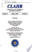 Colonial Latin American Historical Review