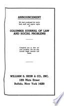 Columbia Journal of Law and Social Problems