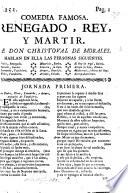 Comedia famosa. Como á padre, y como á Rey