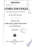 Comedias escogidas de Fray Gabriel Tellez (El Maestro Tirso de Molina)