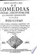 Comedias escogidas de los mejores ingenios de Espana