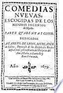 Comedias escogidas de los mejores ingenios de Espana