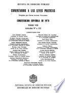 Comentarios a las leyes políticas