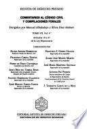 Comentarios al Código civil y compilaciones forales
