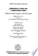Comentarios al Código civil y compilaciones forales