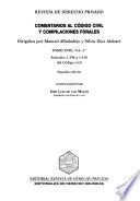 Comentarios al Código civil y compilaciones forales